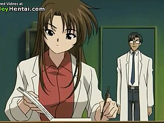 Hentai busty teen wearing uniform gets smashed