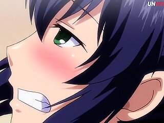 Hot hentai porn with four chicks and a tutor