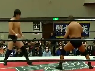 Classic hard japan wrestling