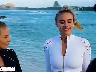 VIXEN Addie & Cayenne Live out their Threesome Fantasy